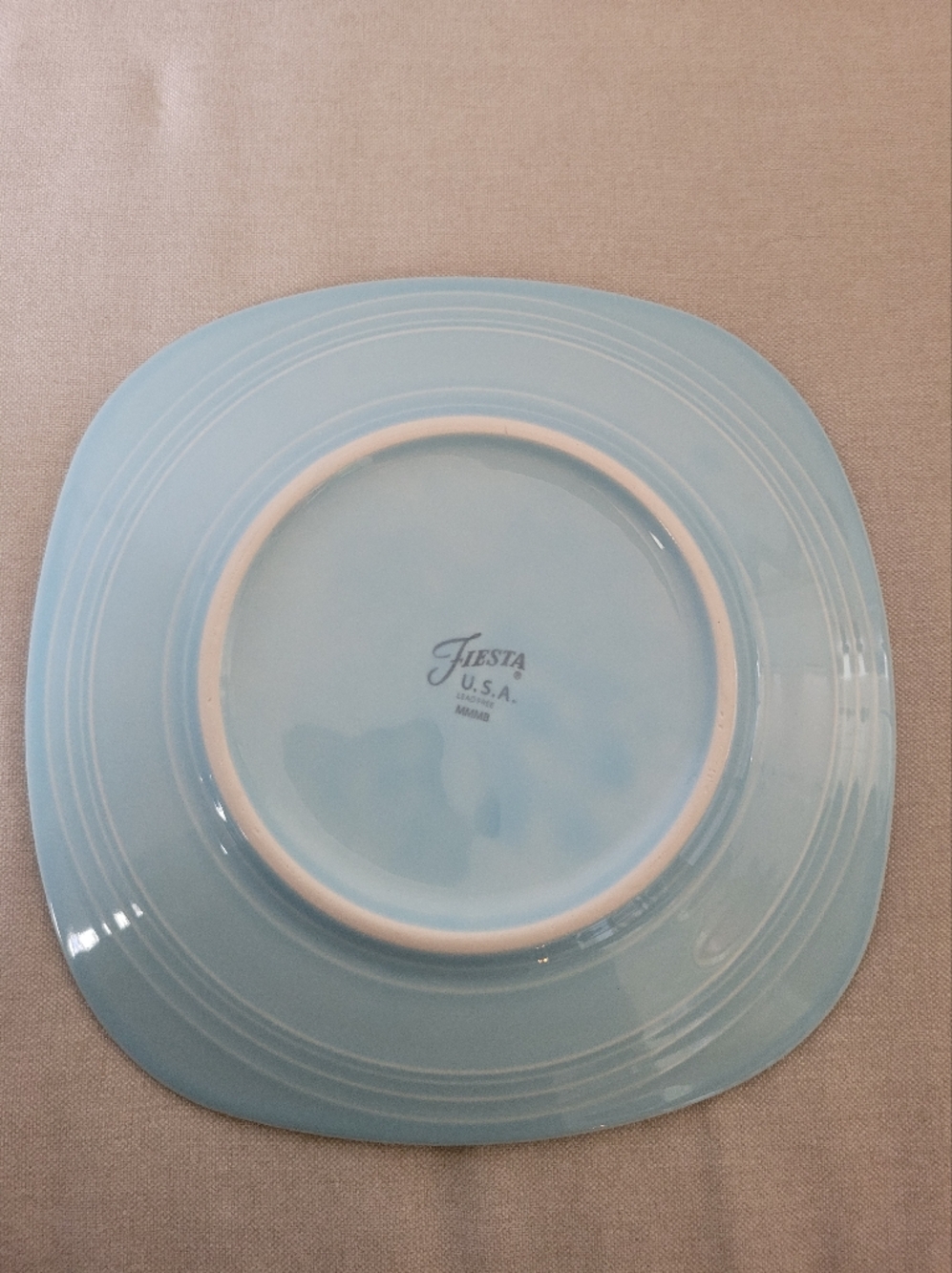 Fiesta Sky Square Lunch Plates - Picture 5 of 5